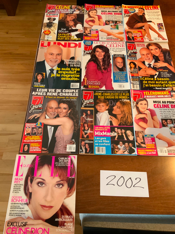 Revues de Céline Dion de 1999 à 2022 dans Art et objets de collection  à Ville de Québec - Image 4
