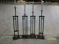 RATCHETING  CANDLE  STANDS