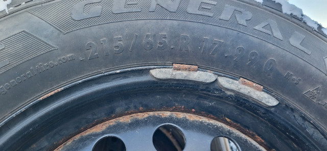 General Arctic 215/65R17 8/32nds Set of 4 Winter Tires in Tires & Rims in Winnipeg - Image 4