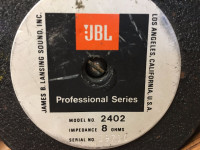 JBL 2402 - Ultra High Frequency Driver - Pro Series