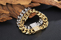 316L Stainless steel cuban bracelet