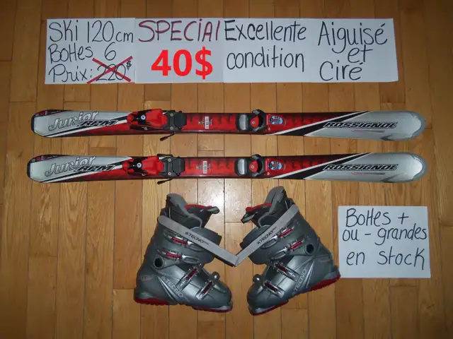 Ensembles kits de ski alpin et twin tip 100 110 120 cm in Ski in Drummondville - Image 7