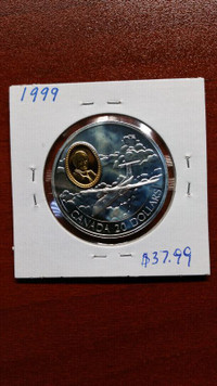 1999 CANADA 20 DOLLAR 1999 DE HAVILLAND CANADA DHC-8