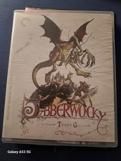 Own Jabberwocky on Criterion Collection Blu-ray, directed by Terry Gilliam! This disc is in used, bu...