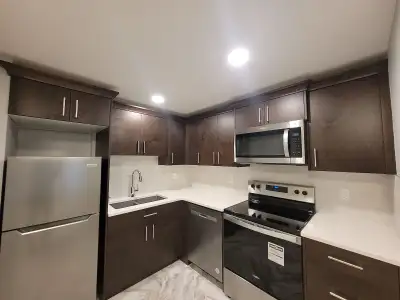 Newly built 2 bedroom 1 bathroom legal suite basement available for rent in lush green new community...
