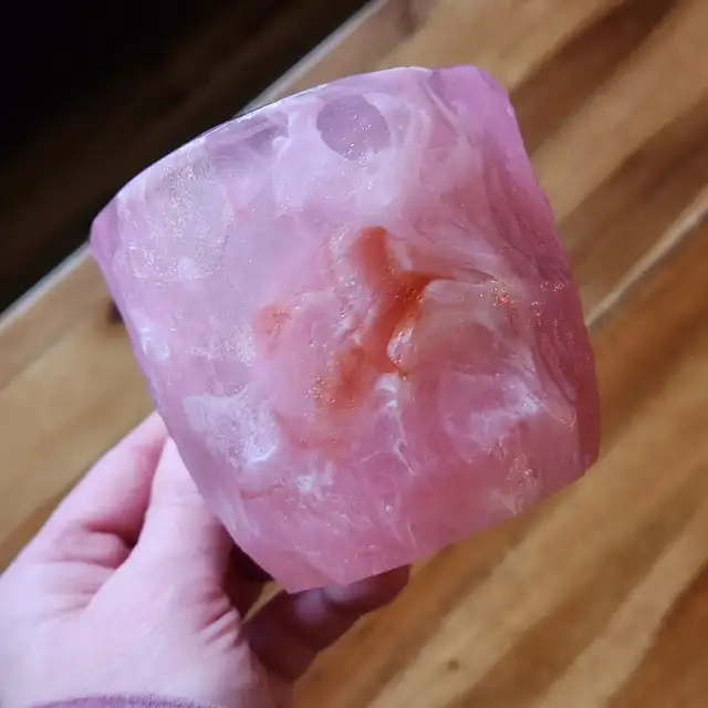 Pink RESIN cup/mug with metal liner in Arts & Collectibles in Fredericton - Image 4