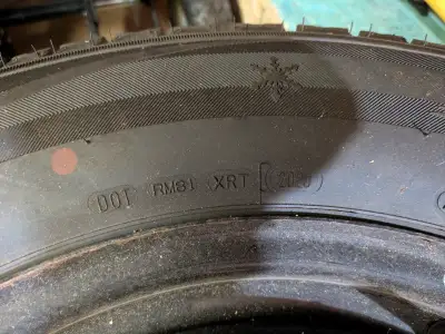 P235/65R17 Winter tires. I know..........I know, it's hotter than hell, but it's summer clearance in...