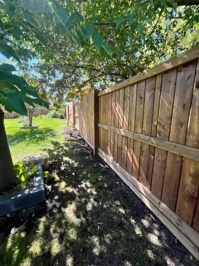 Flat rate fence send a message quick response!