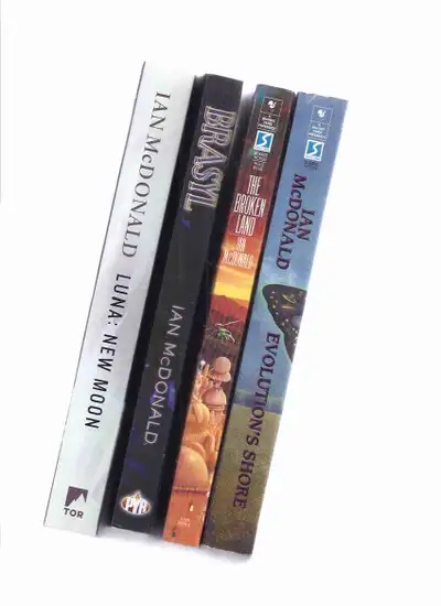 4 VOLUMES SIGNED Ian McDonald SIGNED science fiction, View more