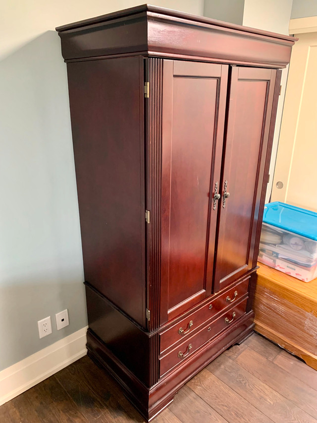 Bombay Bedroom Armoire / Entertainment Centre in Dressers & Wardrobes in Markham / York Region