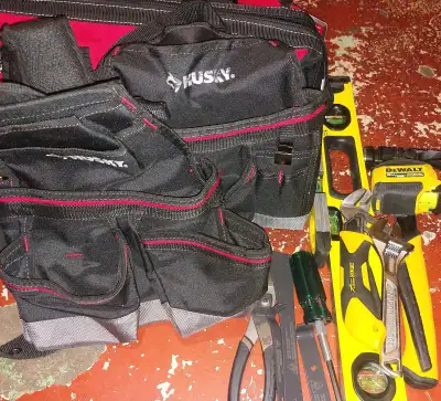 Husky tool pouch and tools brand new, View more