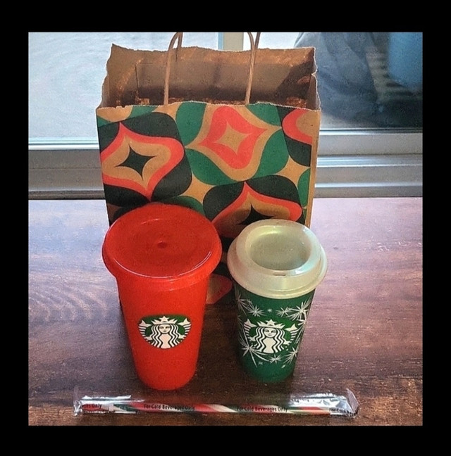 2023 Limited Edition Holiday Starbucks Cups in Kitchen & Dining Wares in Kamloops