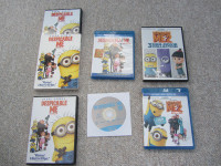 Despicable Me 1 & 2 and Minions on DVD, Blu-ray or 3D