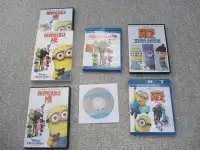 Despicable Me 1 & 2 and Minions on DVD, Blu-ray or 3D