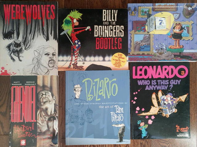 Comics - Boingers - Bizarro - Leonard - Garfield - Werewolves dans Bandes dessinées  à Laval/Rive Nord