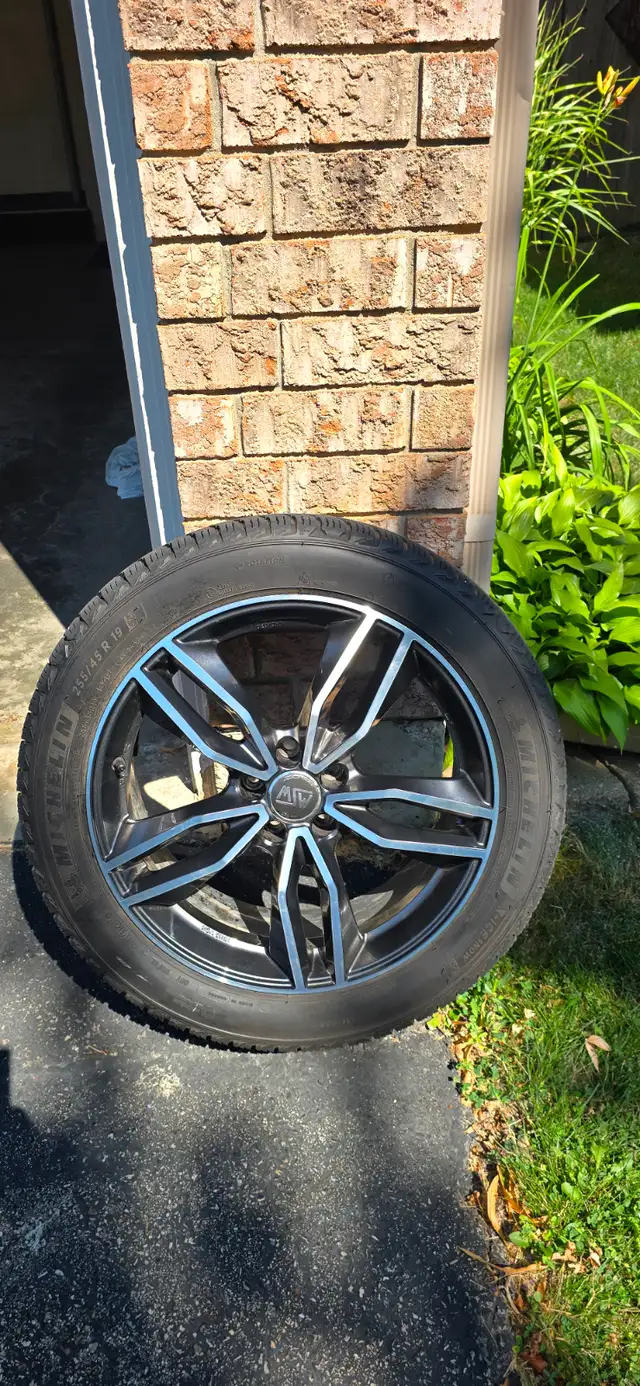 19'' MSW MODEL 71 wheels with Michelin tires for Audi and VW in Tires & Rims in Kitchener / Waterloo - Image 3