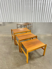 MCM Teak Nesting Tables