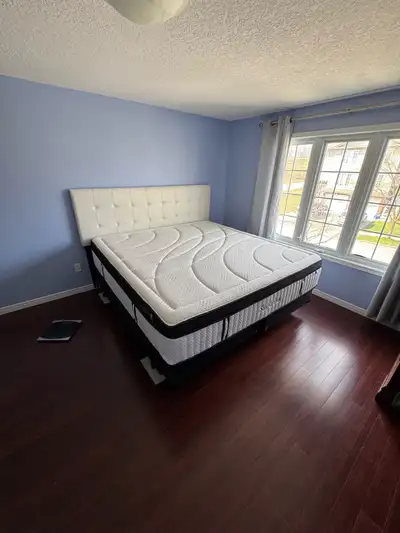 King Size Bed + Hybrid Memory Foam Mattress, View more