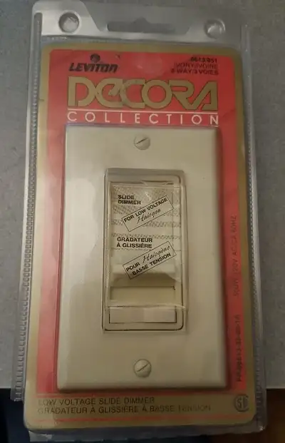 gradateur a glissiere basse tension ivoire 3 voies NEUF 6613/851, View more