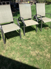 4 adjustable lawn chairs