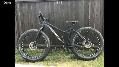 Fatbike norco bigfoot comme neuf pneus comme seul apeine utilisé raison de la vente jai pu la place...