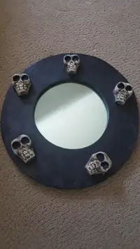 Skull mirror