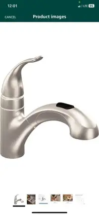 Moen 67315SRS Integra One-Handle Low Arc Pullout Kitchen Faucet,