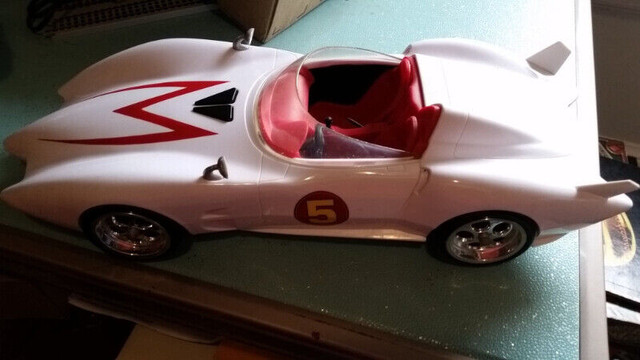 Hotwheels 2008 17" Electronic Speed Racer Mach 5 Car in Toys & Games in Hamilton