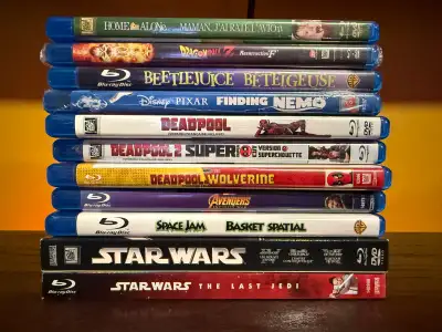 Blu-rays lots all in excellent shape asking $50.00 obo.