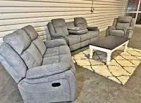 Brand New fabric 1+2+3 Seater Recliner sofa set available