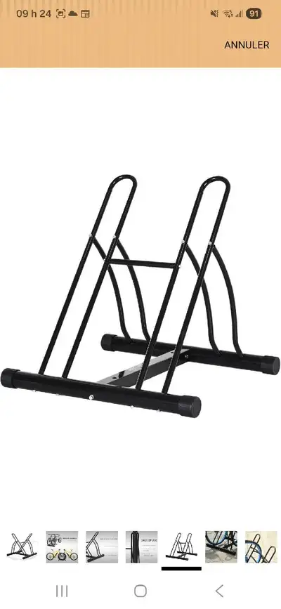support pour 2 vélos, View more