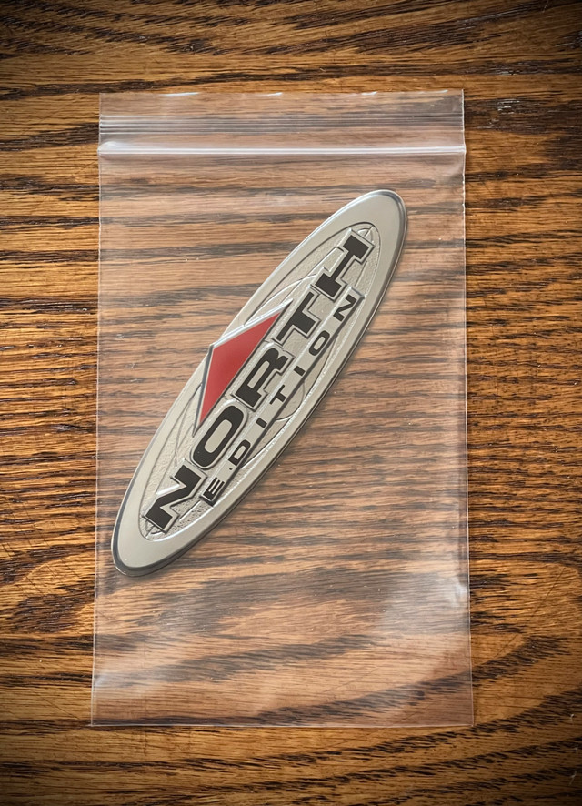 NORTH EDITION EMBLEM / NAMEPLATE / DECAL With Double Sided Tape in Auto Body Parts in Kitchener / Waterloo