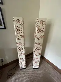  Pair of matching floor lamps