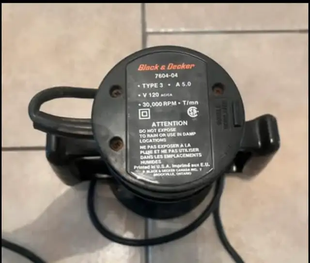 Black & Decker Plunge Router 760463347538153987121