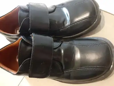 Kid size 5 leather shoes, View more