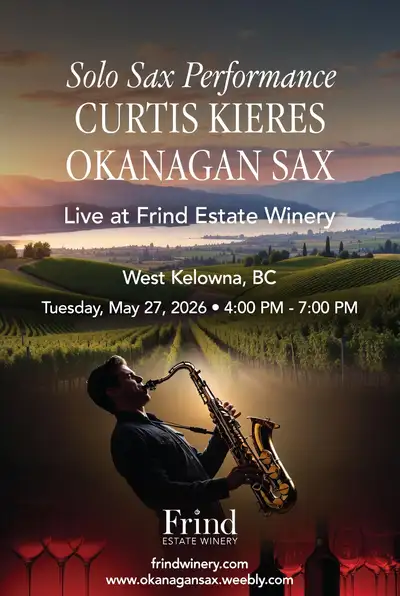Okanagan Sax - Live Show at Frind Estate Winery, View more