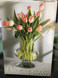 Brand New  Glass Flower Vase