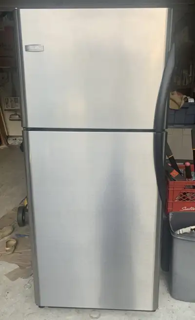 Stainless Steel Fridgeaire Fridge with Top Freezer, View more