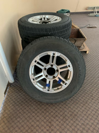 Winter truck tires and rims