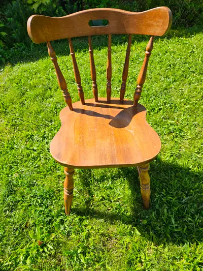 Wooden chair for kitchen or office, View more