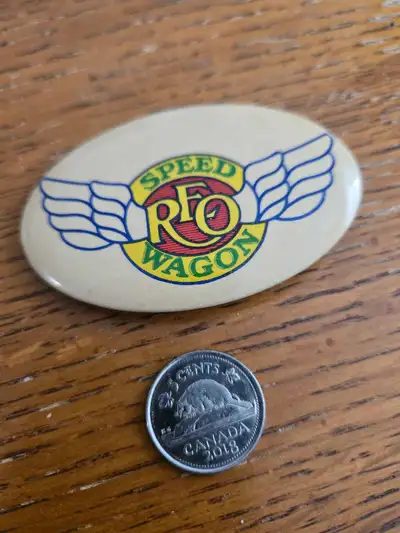 REO SPEED WAGON ROCK PIN, View more