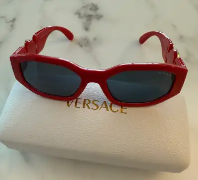 Versace red frame sunglasses authentic , View more