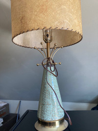 Vintage Glazed Ceramic Lamp
