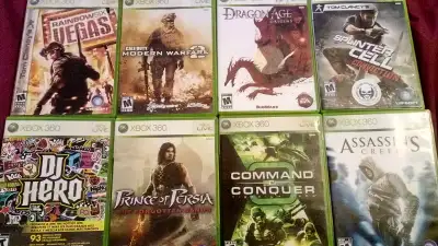 Xbox360 Jeux $9 chaque, View more
