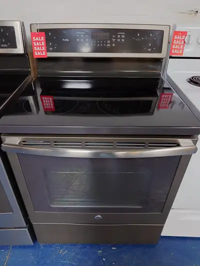 GE Profile "30" Slate Freestanding Electric Range on Sale‼️, View more