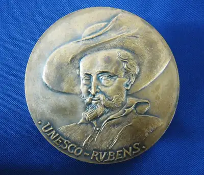 VINTAGE 1977 UNESCO PAUL RUBENS 400th ANNIVERSARY MEDAL, View more