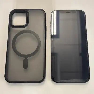 iPhone 12 with case, View more