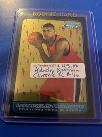 Lamarcus Aldridge RC Bowman Chrome #116 NBA Showcase 267 