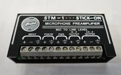 RDL STM-1 Microphone Preamplifier, View more