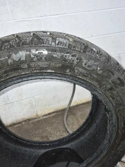 17" - Minimally used winter tires. Brand new last year , bought new car in Jan 2026 215-55-17
